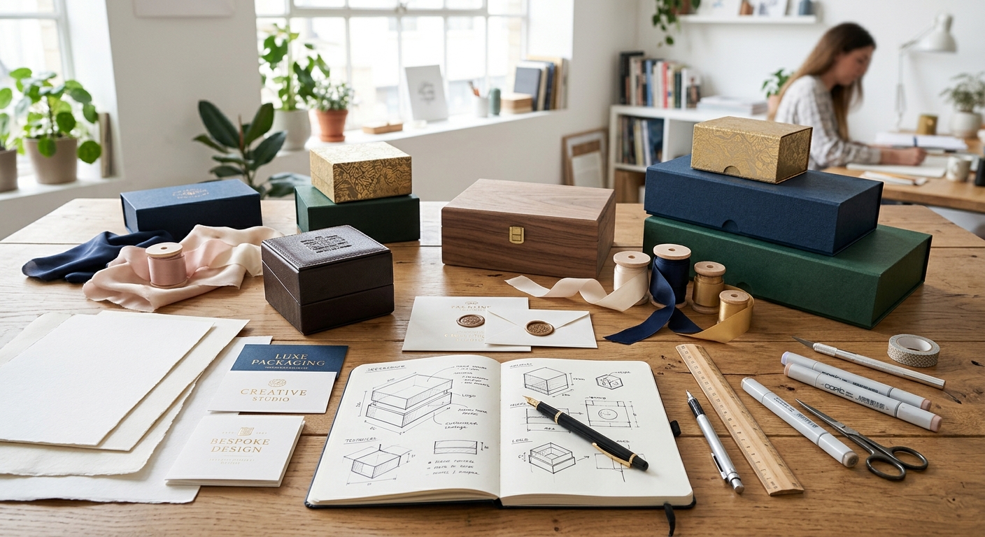 Materiales y diseño: la base del packaging premium.