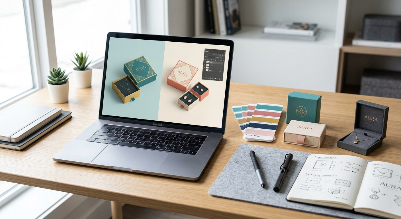 Mesa de diseño: creando el packaging perfecto.