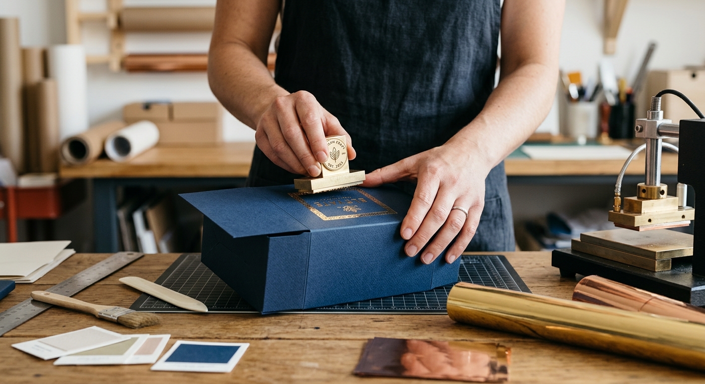 Artesanía y detalle en la creación de packaging a medida.