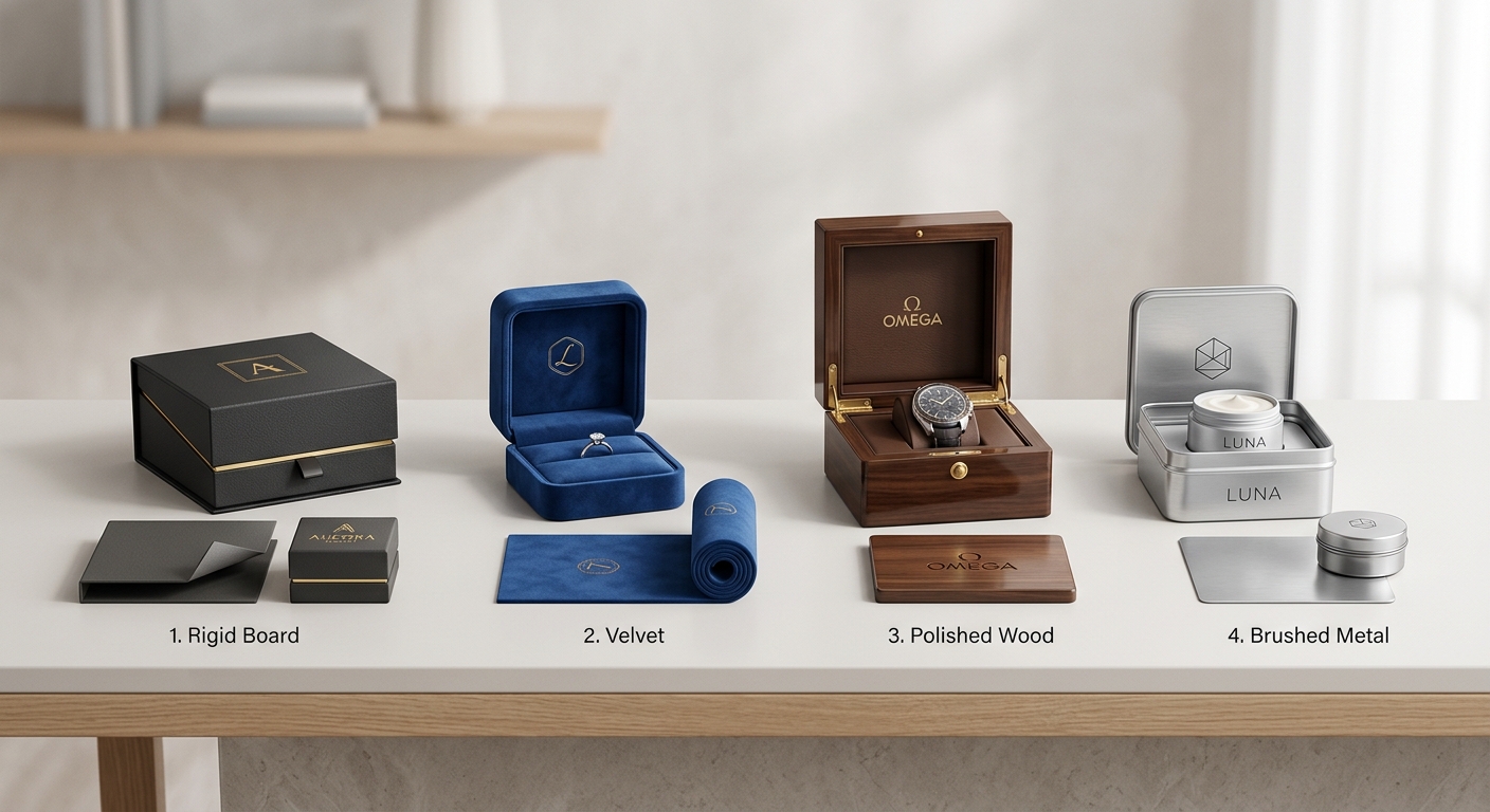 Materiales de alta gama: la base del packaging premium.
