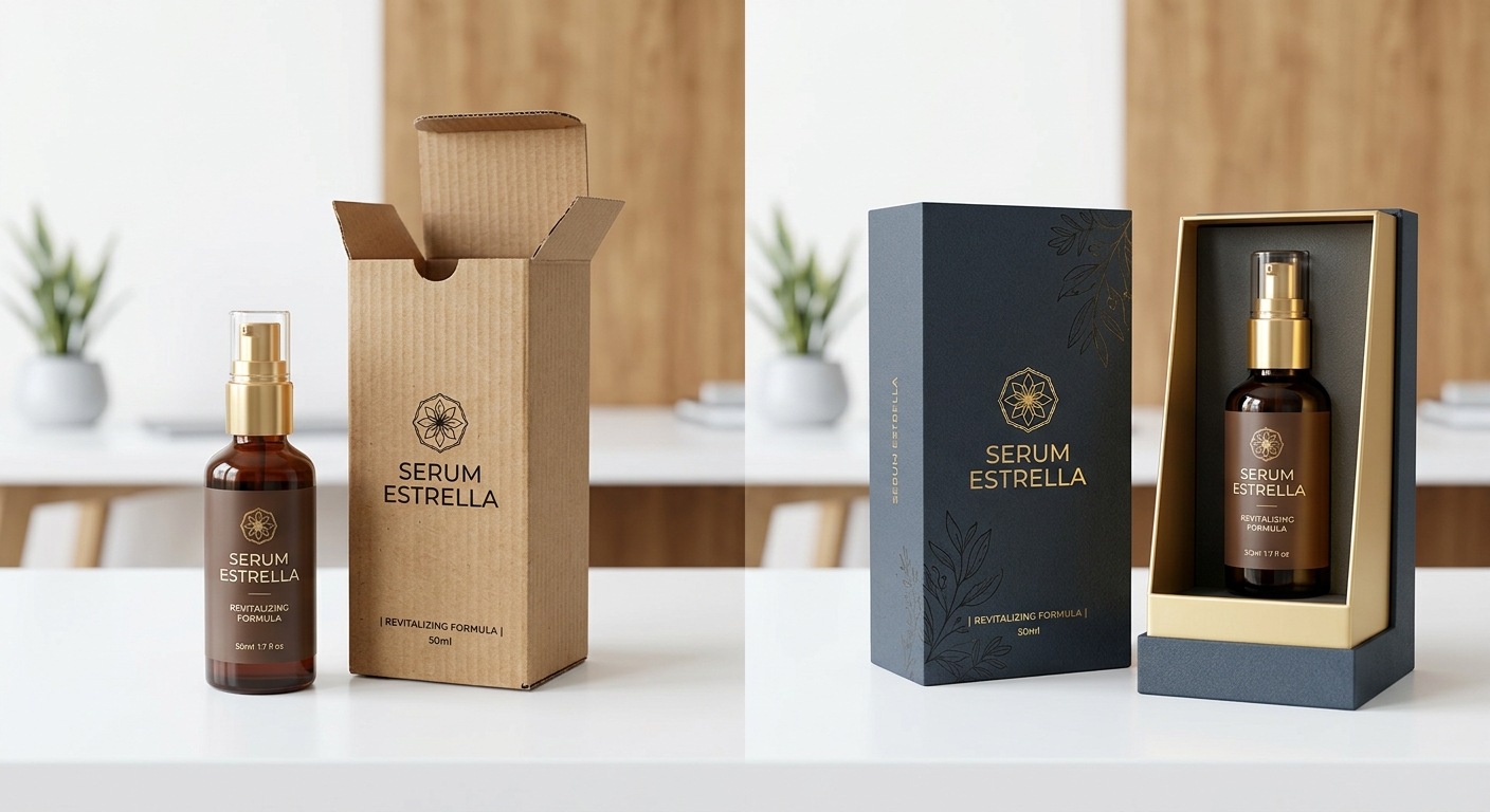 El poder del packaging premium: Comparación de valor percibido.