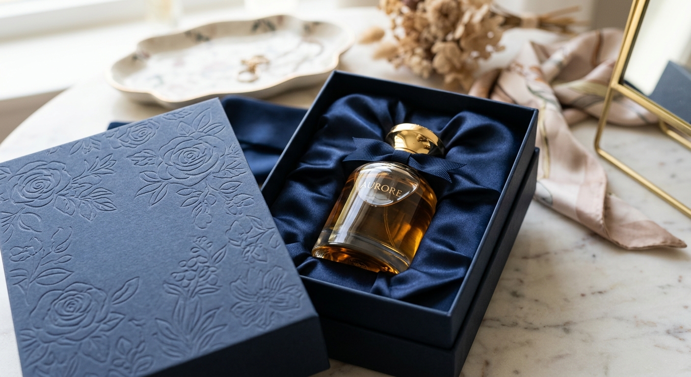 Packaging personalizado para cosméticos de alta gama.